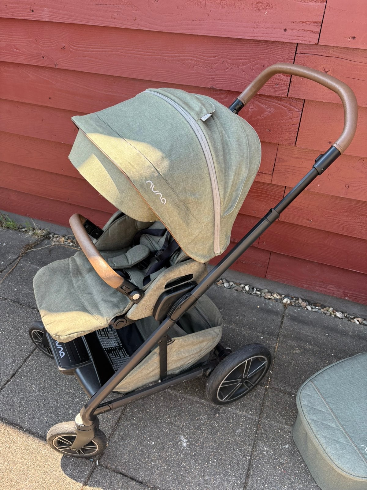 Nette nuna mixx next pine green, Gebruikt, Met reiswieg, Ophalen, Kinderwagen