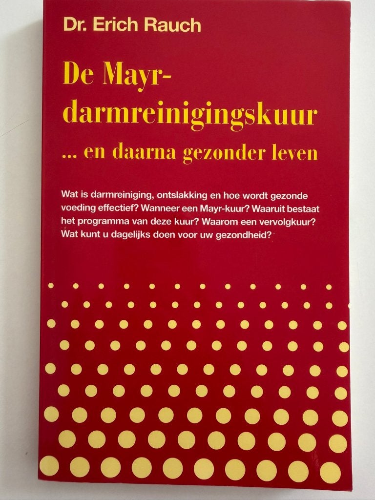 De Mayr-darmreinigingskuur ... en daarna gezonder leven, Ophalen of Verzenden, Nieuw, Dr. Erich Rauch