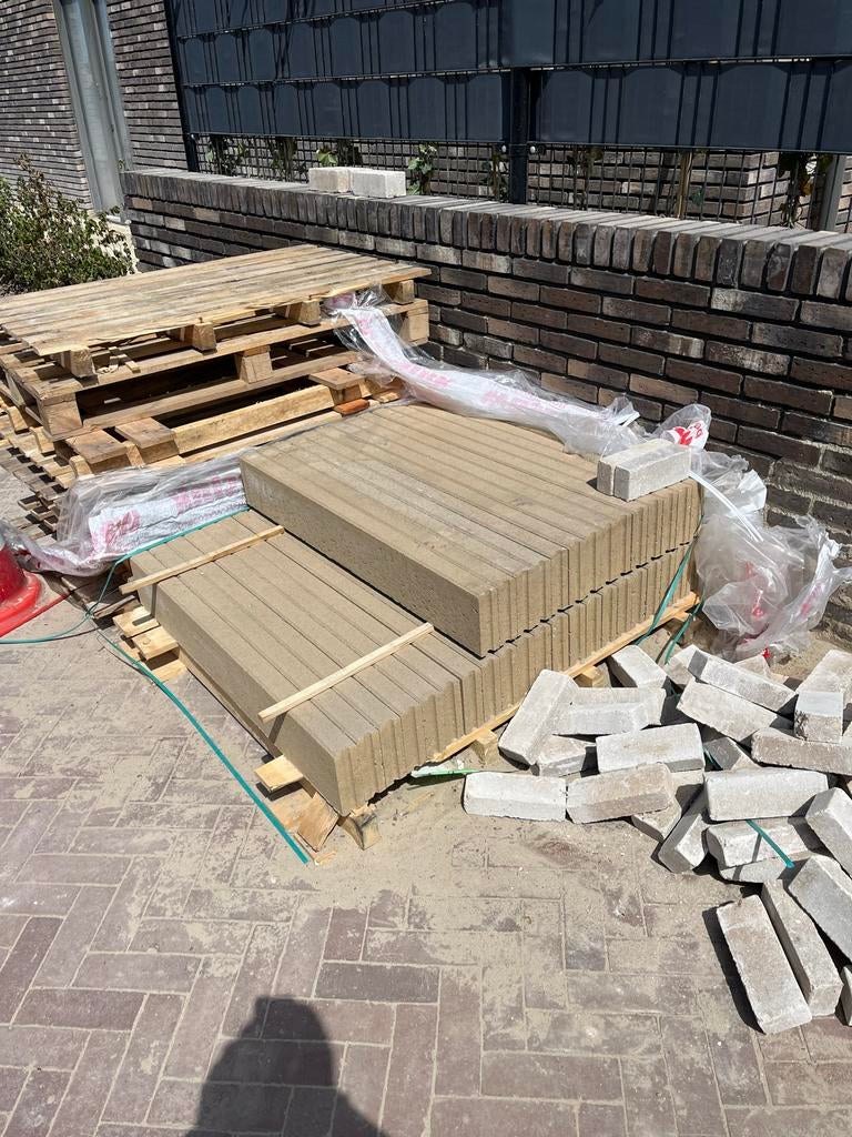 Afsluitbanden 100x15x5 cm, 35 stuks, Beige/bruin, Ophalen, 100 tot 200 cm, Overige typen, Nieuw