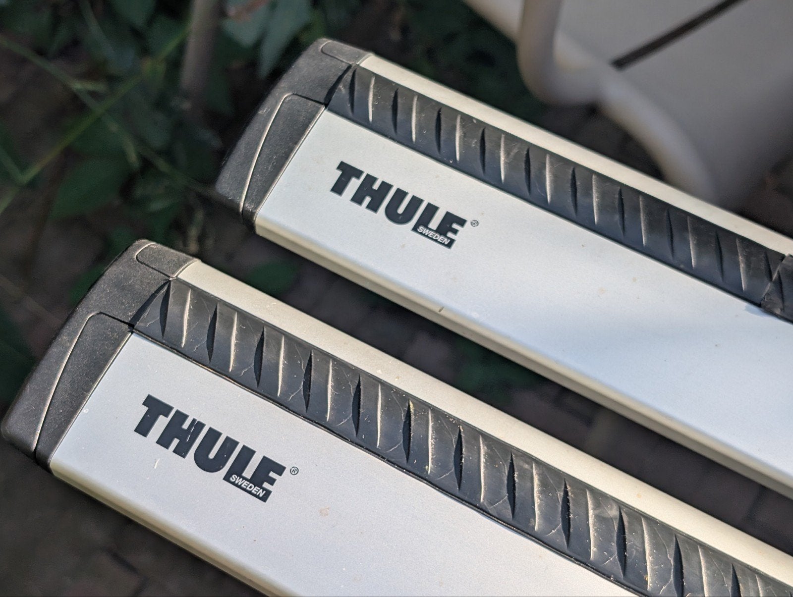 Thule Wingbar met voetenset, Auto diversen, Dakdragers, Ophalen, Gebruikt
