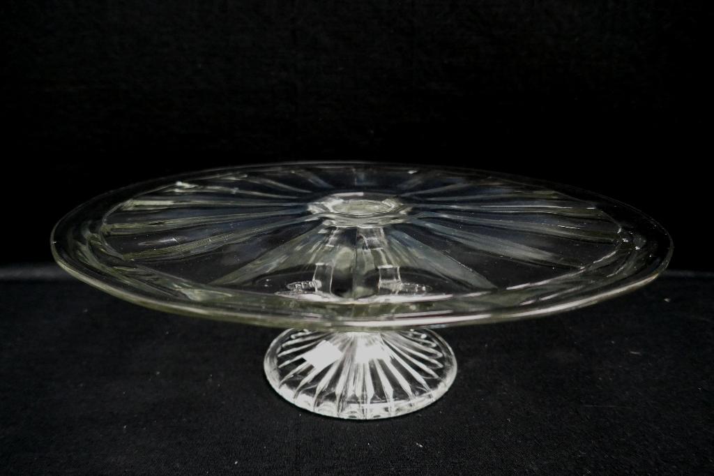 Scailmont - Taartschotel - Art Deco - Persglas, Gebruikt, Ophalen of Verzenden, Overige stijlen, Glas