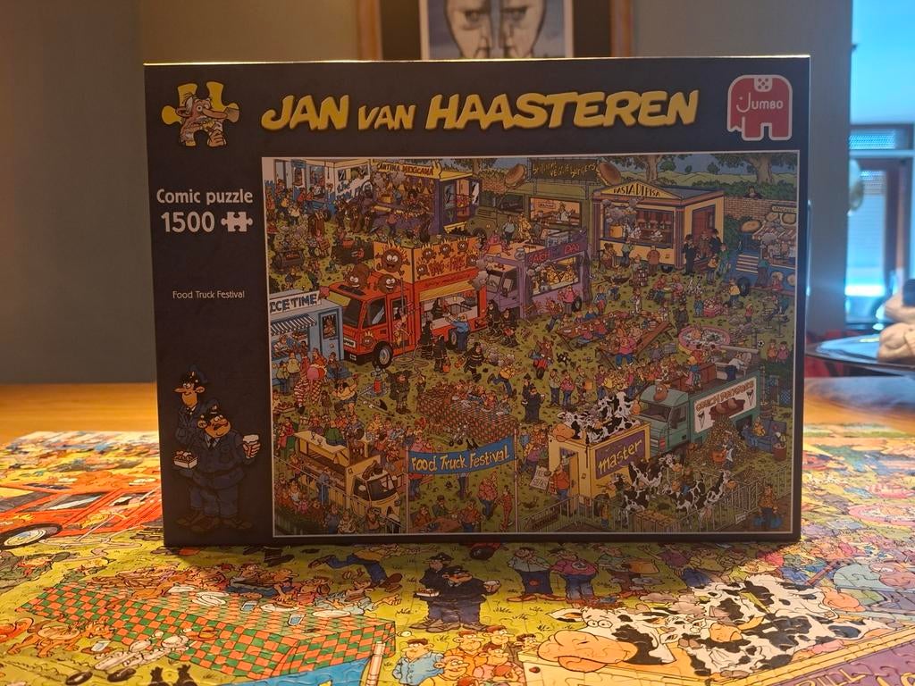 Jan van Haasteren Foodtruckfestival puzzel 1500 stukjes, Ophalen of Verzenden