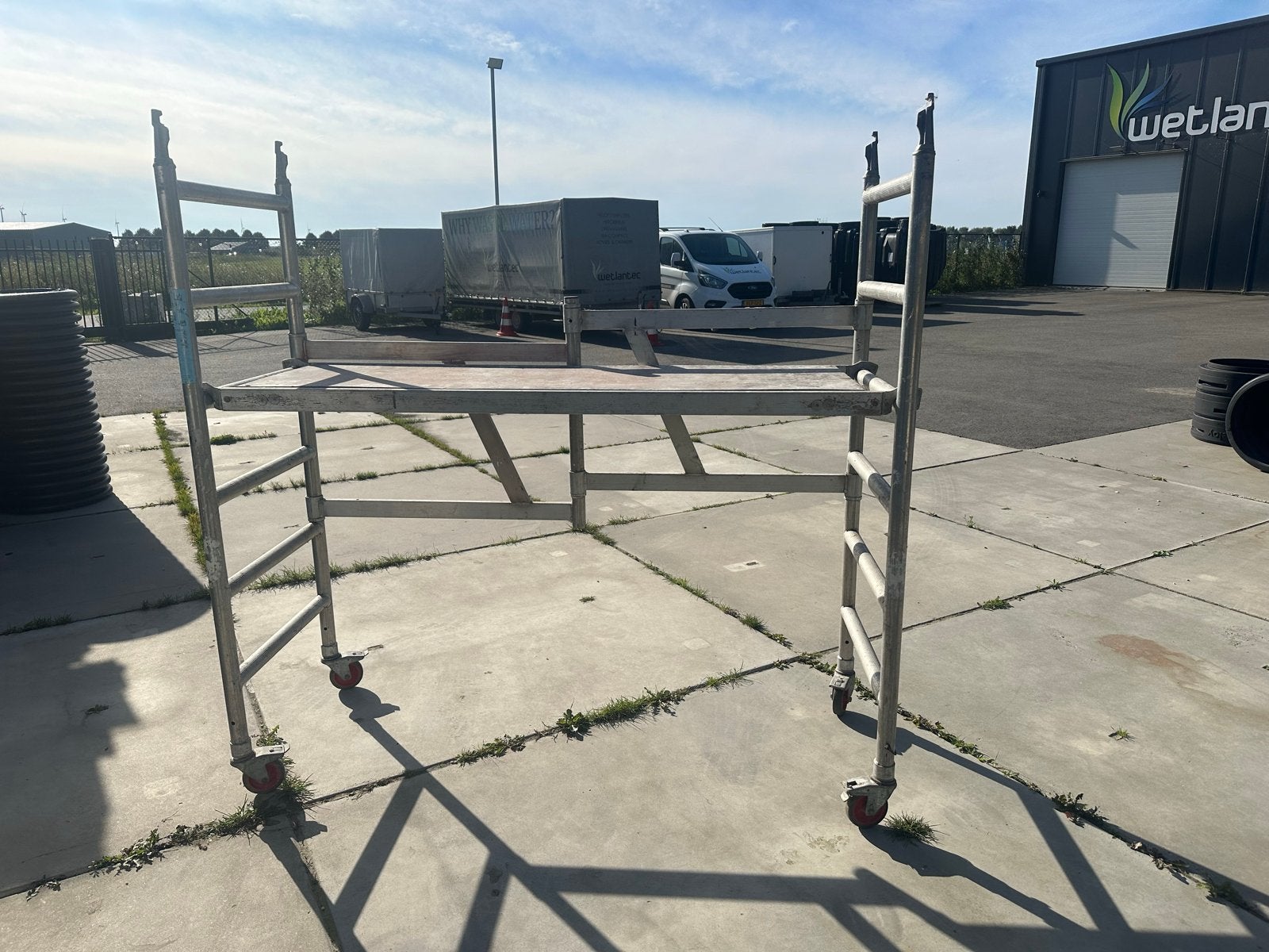 Kleine rolsteiger met wielen, Ophalen, Gebruikt, Rolsteiger of Kamersteiger, Minder dan 2 meter