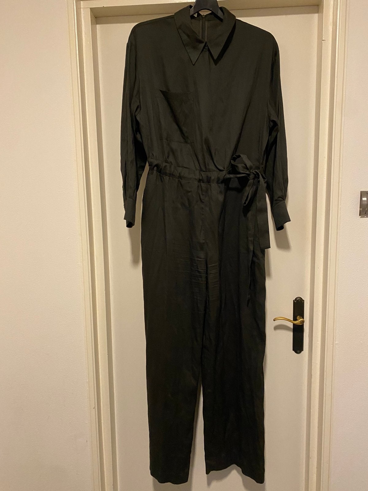 MANGO JUMPSUIT GROEN LM L (38-40), Kleding | Dames, Jumpsuits, Gedragen, Maat 38/40 (M), Groen, Ophalen of Verzenden