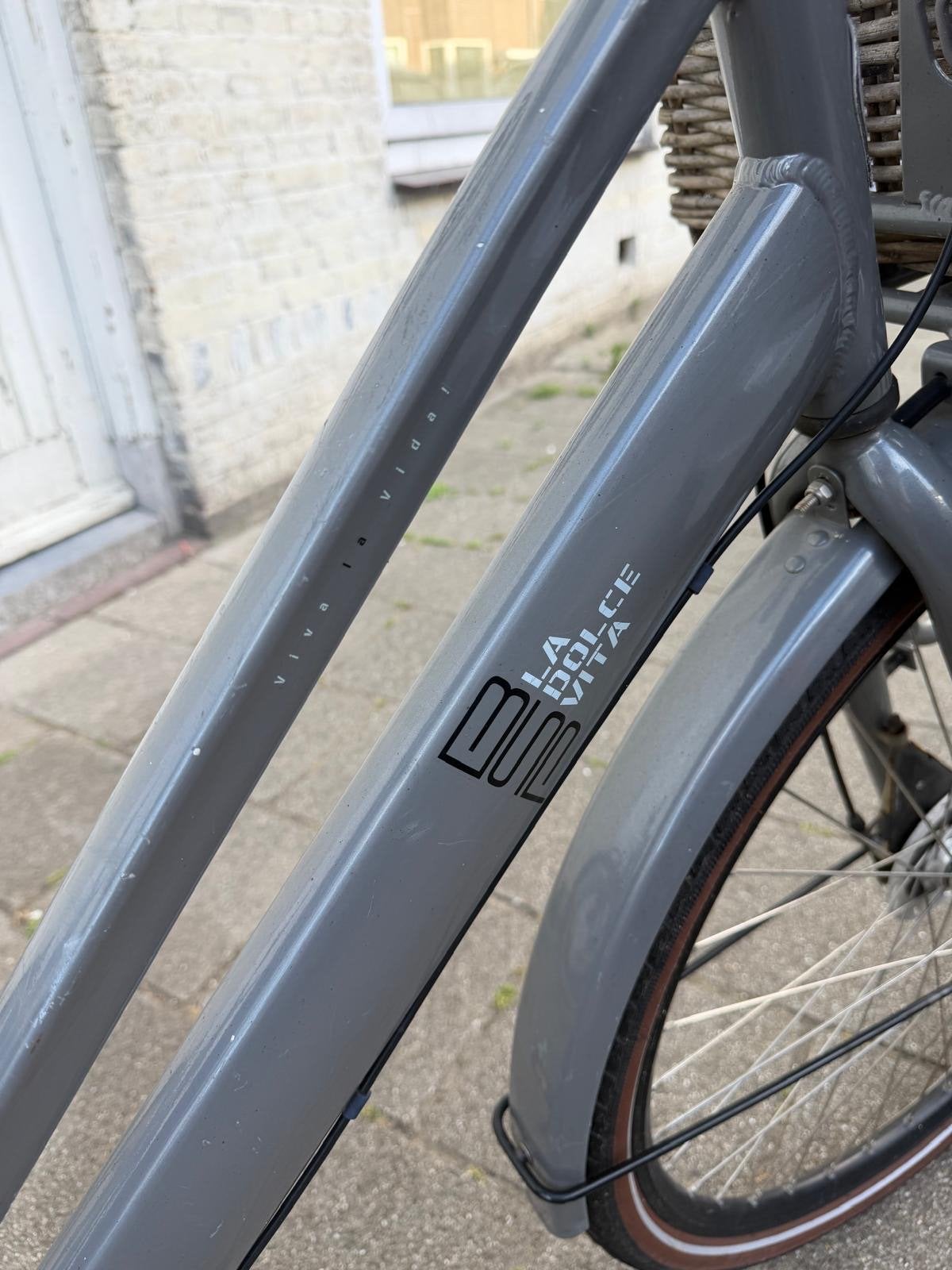 BSP La Dolce Vita Damesfiets met mand, Fietsen en Brommers, Fietsen | Dames | Damesfietsen, Velgrem, Ophalen, Overige merken, 53 tot 56 cm