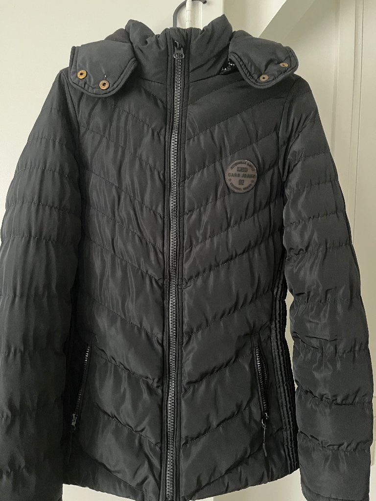 Winterjas, Kleding | Dames, Jassen | Winter, Ophalen of Verzenden, Gedragen, Maat 36 (S), Zwart
