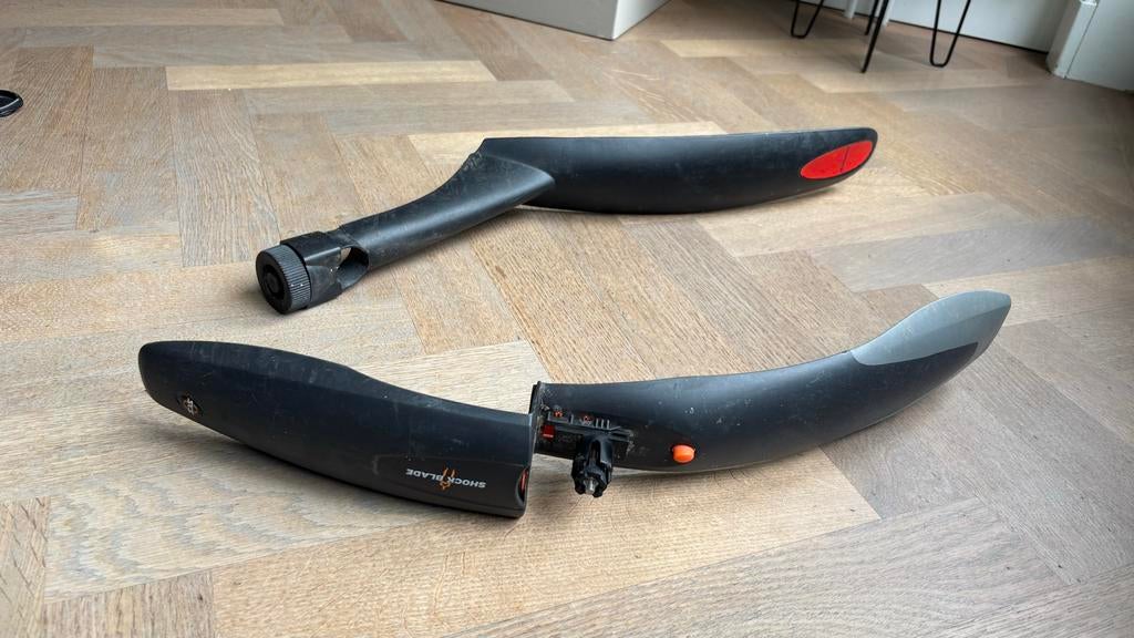 Universele spatborden voor mountainbike - Voor en achter, Kunststof, Ophalen of Verzenden, Mountainbike, Gebruikt