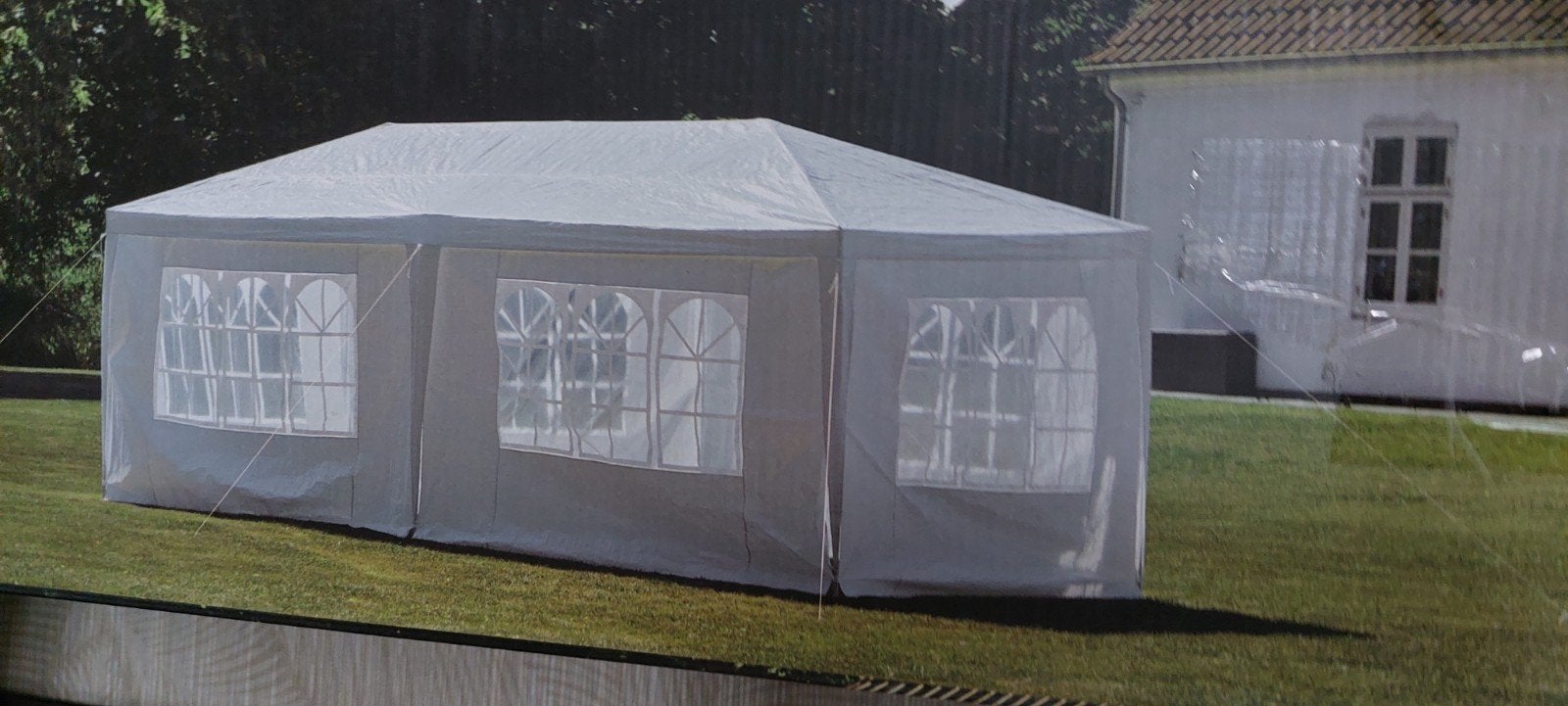 partytent 36 m als nieuw, Ophalen, Zo goed als nieuw, Minder dan 5 meter