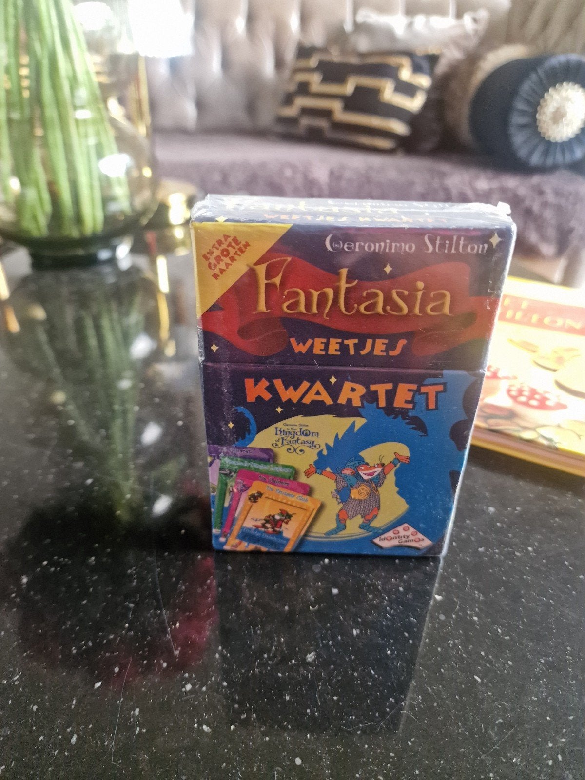 Geronimo Stilton Fantasia Weetjes Kwintet Kaartspel Nieuw, Drie of vier spelers, Ophalen of Verzenden, Nieuw, Identity Games