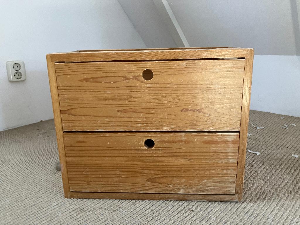 twee Lundia ladenblokken, Ophalen, Gebruikt