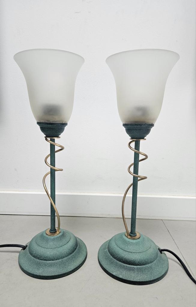 Set Tafellampen Hollywood Regency door Lido Luce, Ophalen of Verzenden, Minder dan 50 cm