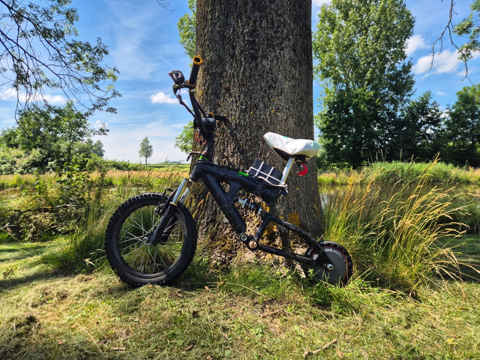 Unieke Mini E-bike - Compact en Krachtig, Minder dan 30 km per accu, Gebruikt, Minder dan 47 cm, Ophalen