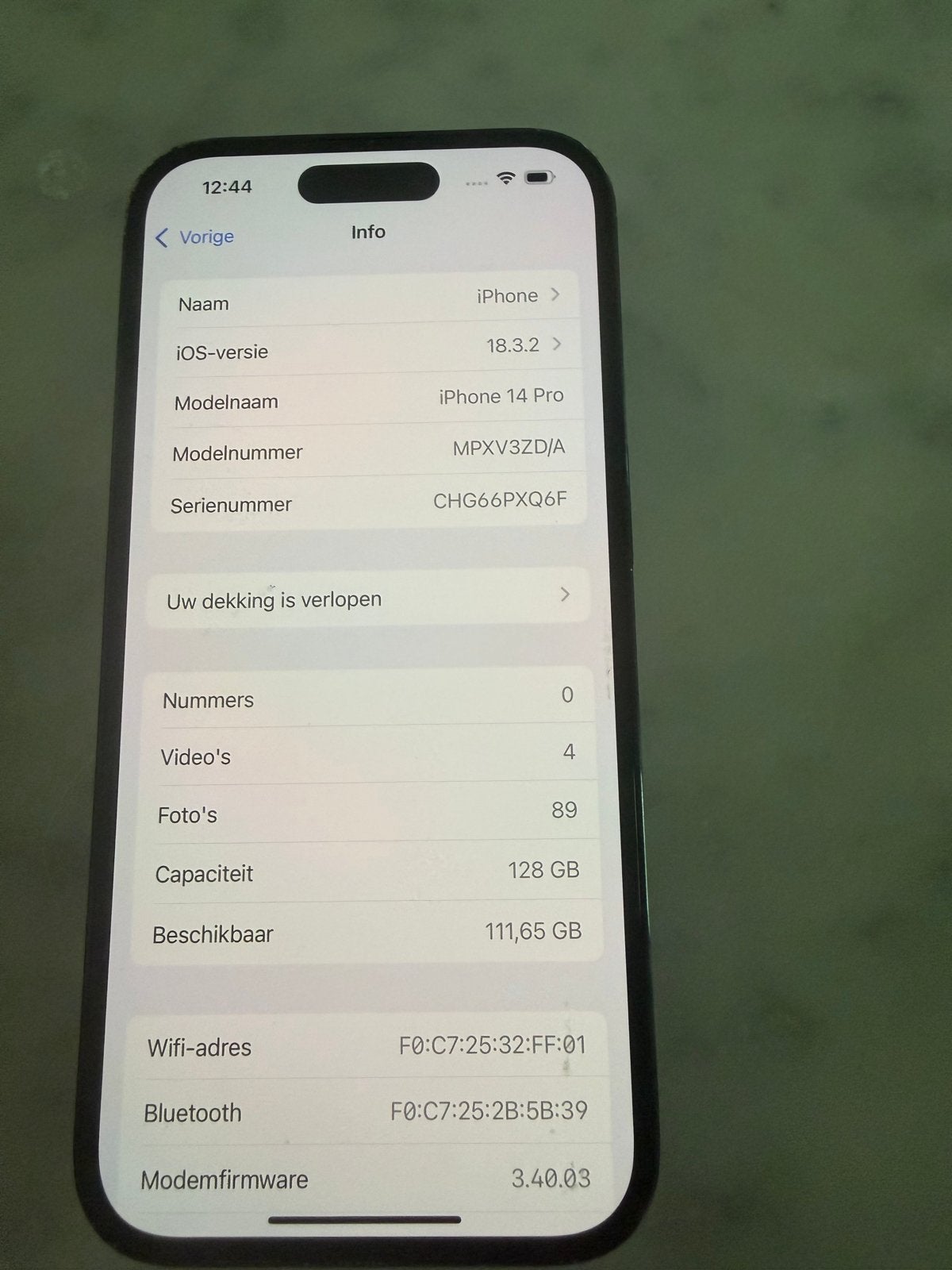 Foto 5 van Apple iPhone 14 Pro 128GB Zwart - Goede staat