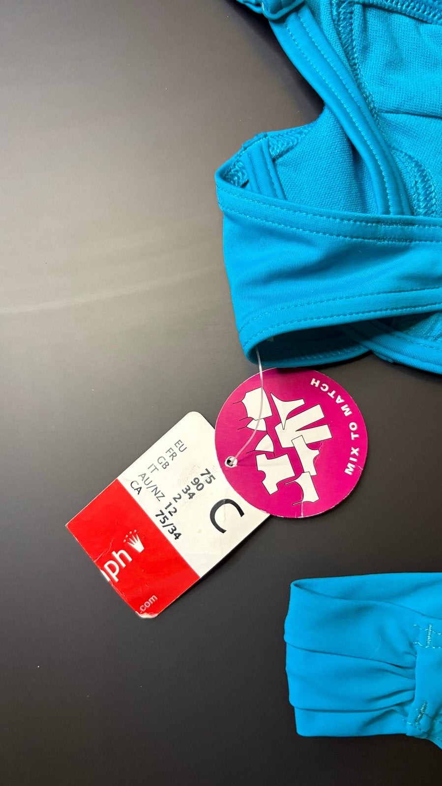 Triumph Bikini 75C/S - Nieuw met kaartjes, Ophalen of Verzenden, Nieuw, Blauw, Bikini