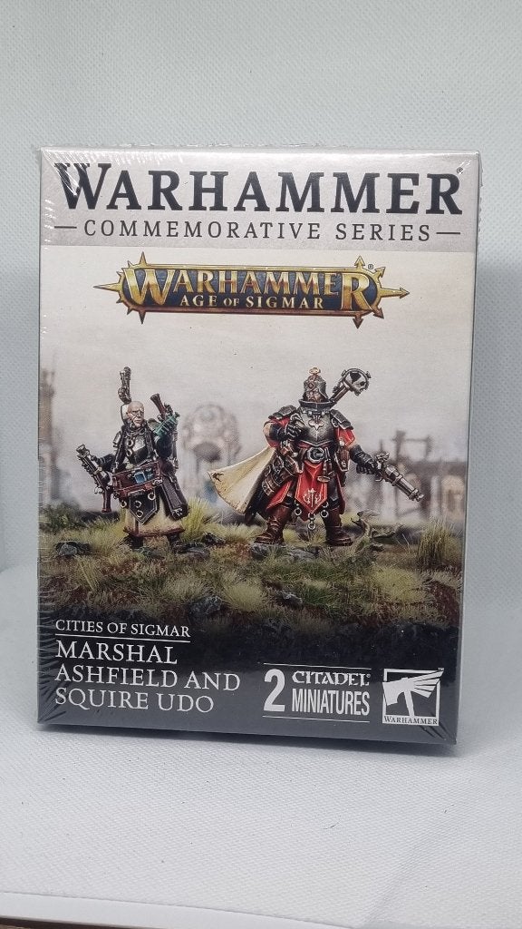 Warhammer Age of Sigmar: Marshal Ashfield & Squire Udo, Hobby en Vrije tijd, Ophalen of Verzenden, Nieuw, Warhammer, Figuurtje(s)