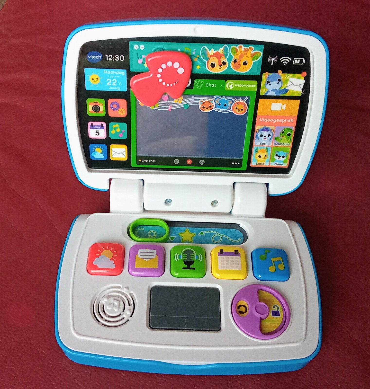 VTech Mijn Eerste Laptop, Ophalen of Verzenden, Zo goed als nieuw, Taal en Lezen, Met geluid