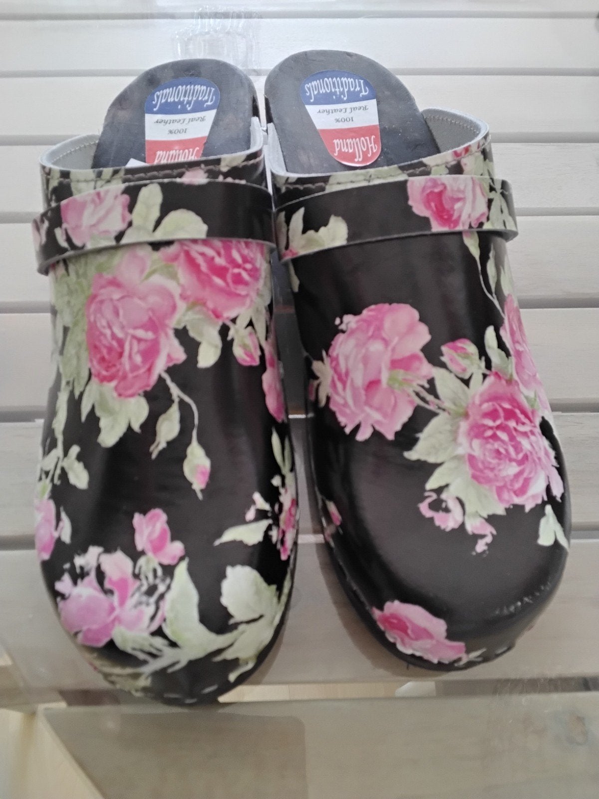 gezondheids klompen 40, Black Rose, Zwart, Nieuw, Ophalen of Verzenden
