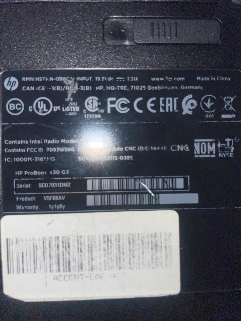 HP ProBook 430 G3 Laptop - Zo goed als nieuw, Computers en Software, Windows Laptops, Ophalen, Zo goed als nieuw, 13 inch, Qwerty