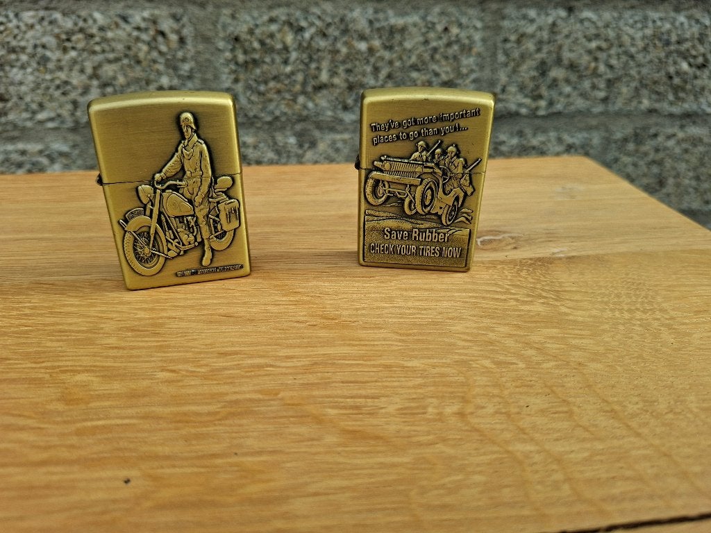 uitverzameling 2 zgan ongebruikte zippo,s, Verzamelen, Ophalen of Verzenden, Zo goed als nieuw, Aansteker