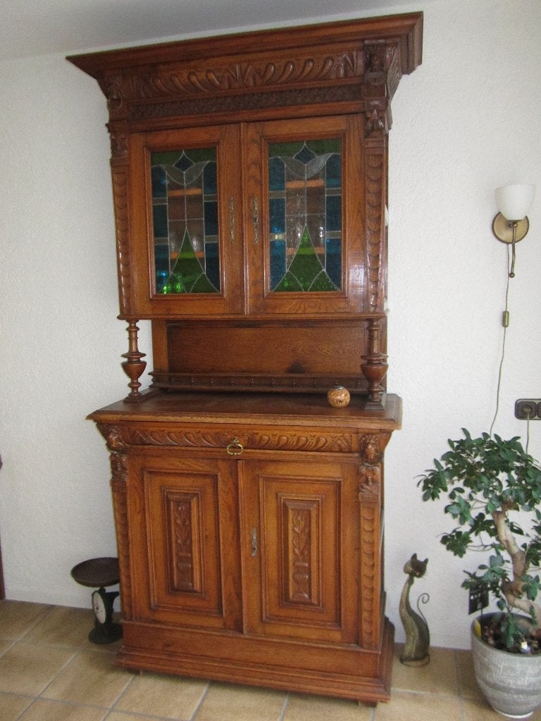 antieke buffetkast, Ophalen