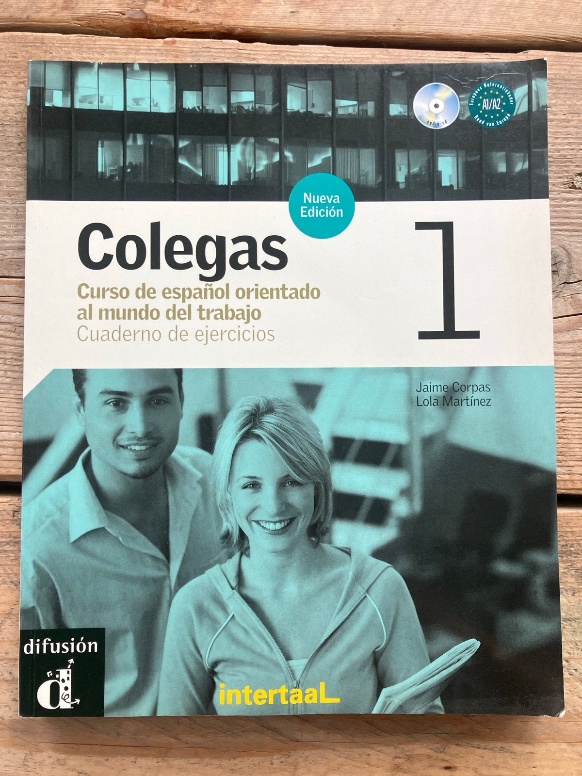Colegas 1: Spaans werkboek met CD - Nieuwe Editie, Ophalen of Verzenden, Zo goed als nieuw, Non-fictie