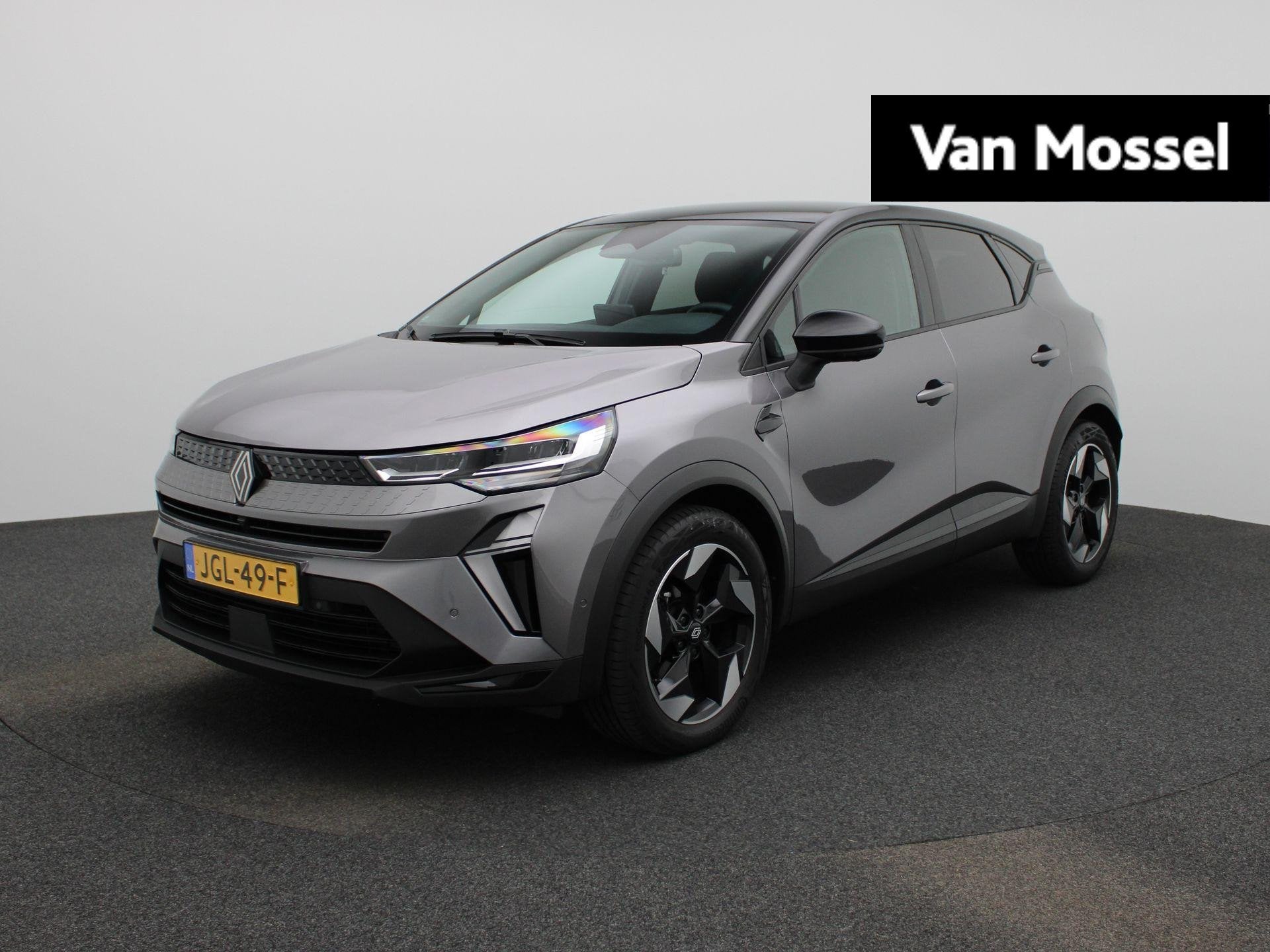 Renault Captur 1.8 E-Tech full hybrid 160Pk techno | Navigat, Auto's, 4 cilinders, Leder en Stof, 23 km/l, Origineel Nederlands