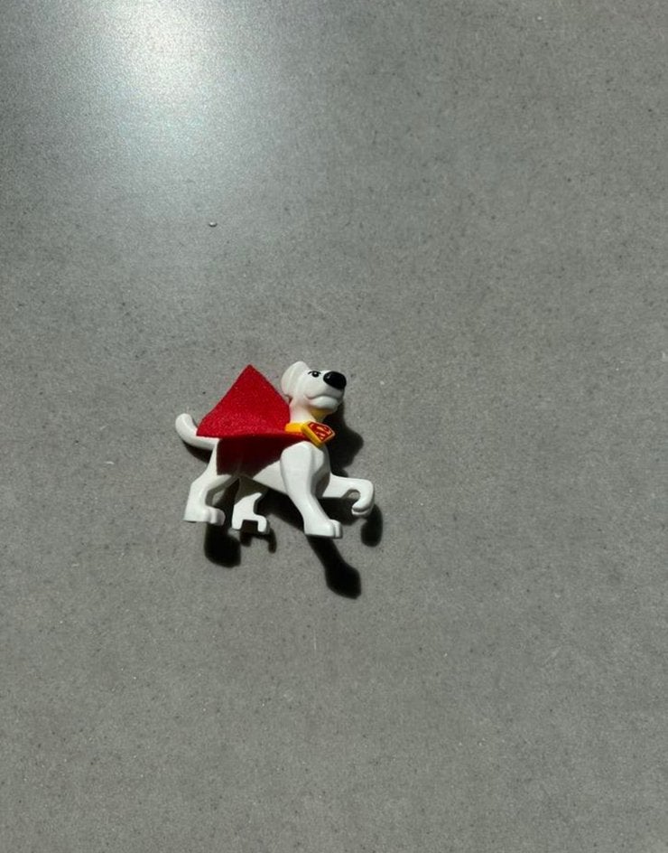 LEGO Marvel superman Superdog krypto mini figure, Ophalen of Verzenden, Zo goed als nieuw