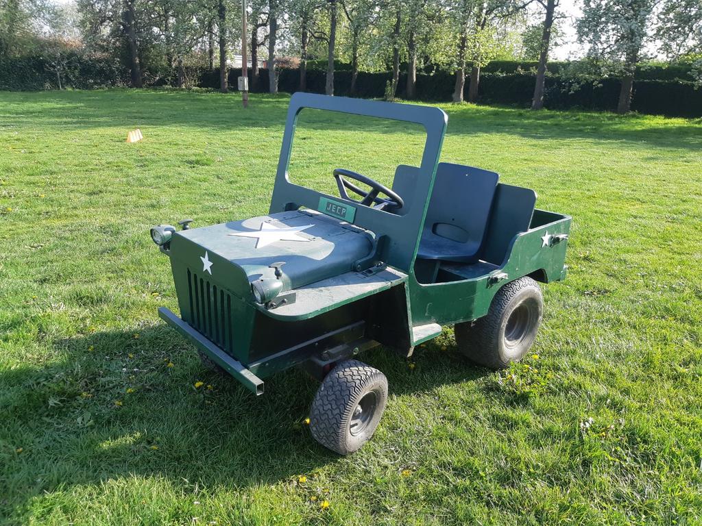 Willys jeep met benzine motor, Ophalen, Landmacht, Nederland