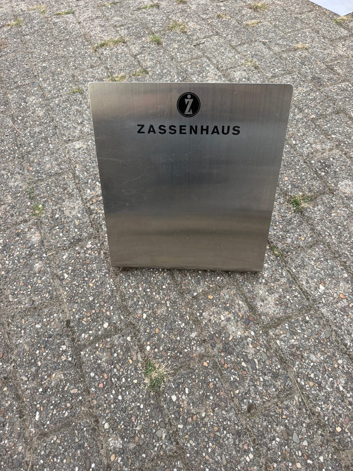 Zassenhaus RVS display/standaard, Ophalen, Gebruikt