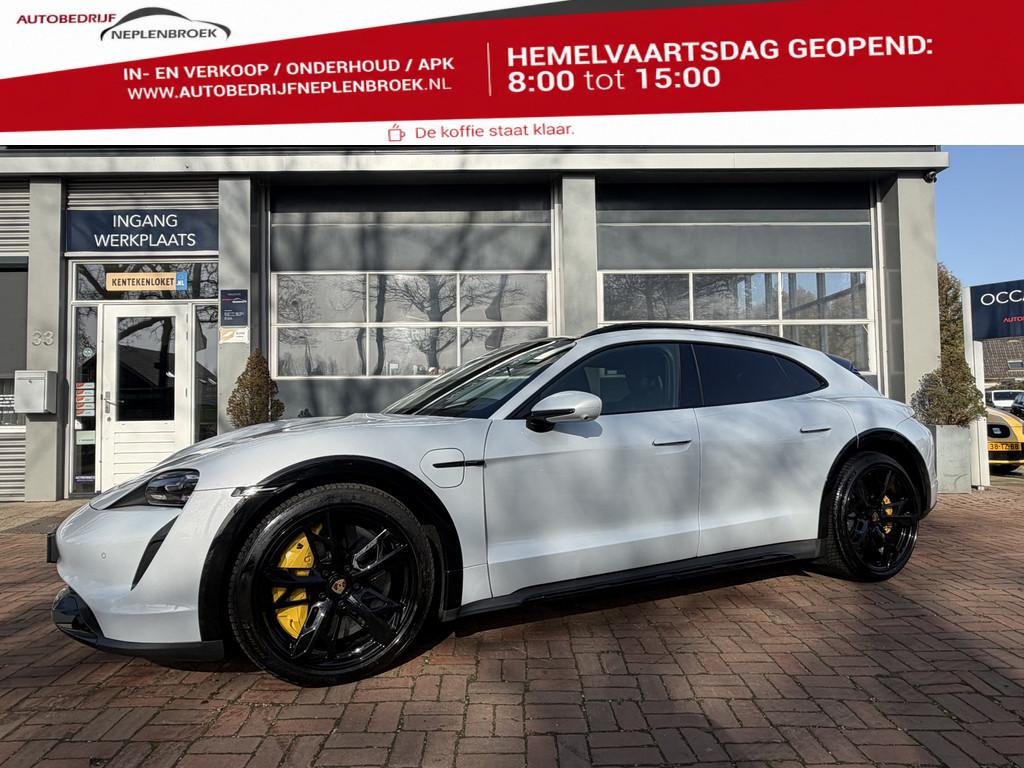 Porsche Taycan Cross Turismo Turbo S 93 kWh Bj 2022 626pk De, Auto's, Porsche, Automaat, Gebruikt, Zwart, 4 stoelen