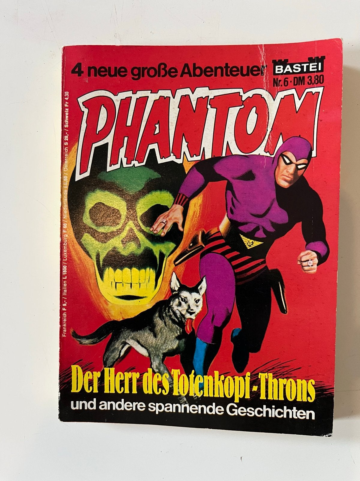 Phantom Comic Nr. 6 - Der Herr des Totenkopf-Throns, Boeken, Eén stripboek, Ophalen of Verzenden, Gelezen