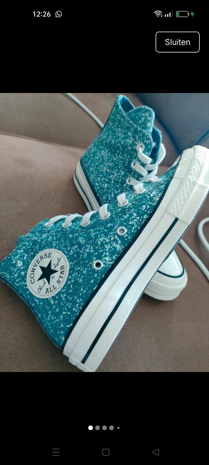 gave Converse all Stars maat 38, Ophalen of Verzenden, Nieuw, Blauw, Sneakers of Gympen