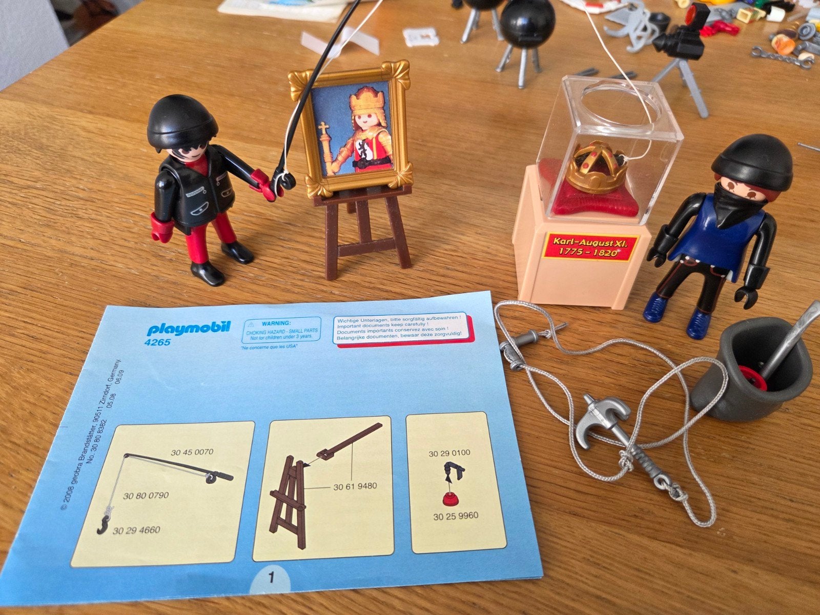 Playmobil Juwelenroof – set 4265, Kinderen en Baby's, Ophalen of Verzenden, Zo goed als nieuw, Complete set