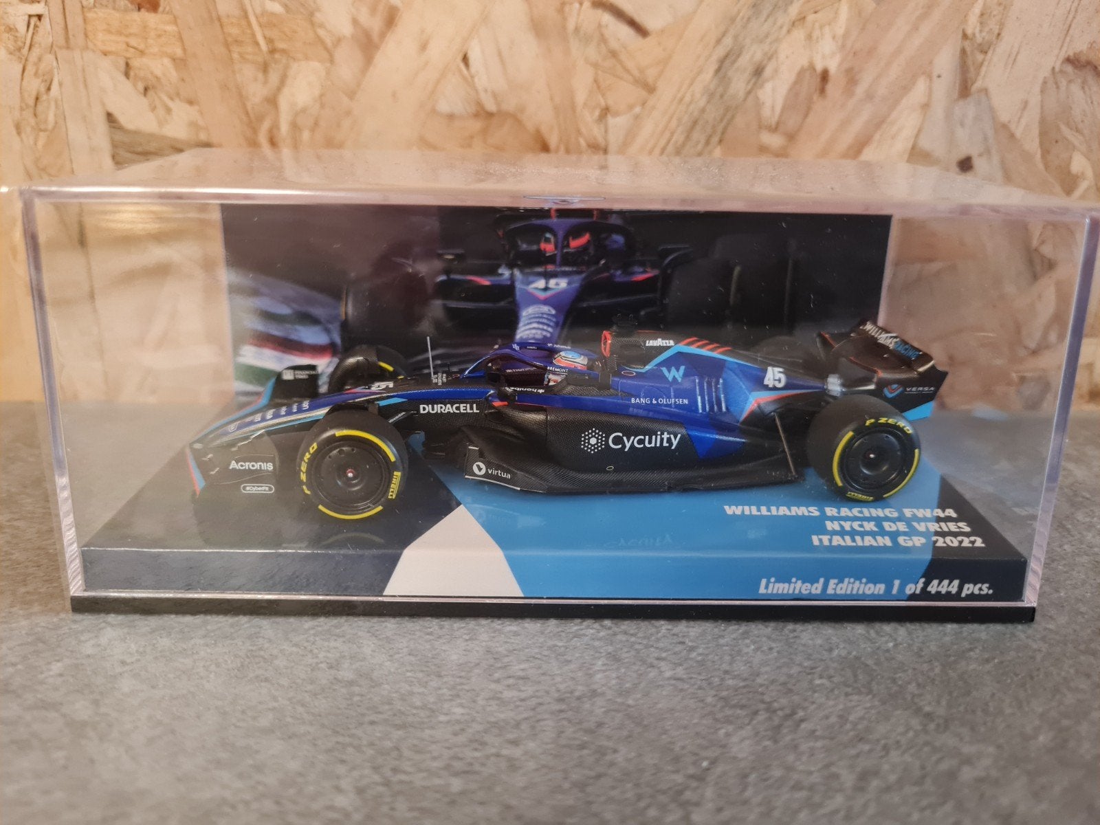 Nyck de Vries Williams FW44 2022 Minichamps Limited Edition, Ophalen of Verzenden, Nieuw, Formule 1