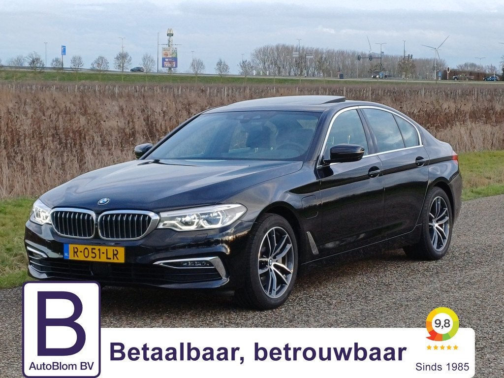 BMW 5 Serie 530e iPerformance High Executive /Leder/Schuifda, Auto's, 1998 cc, Achterwielaandrijving, Gebruikt, 4 cilinders