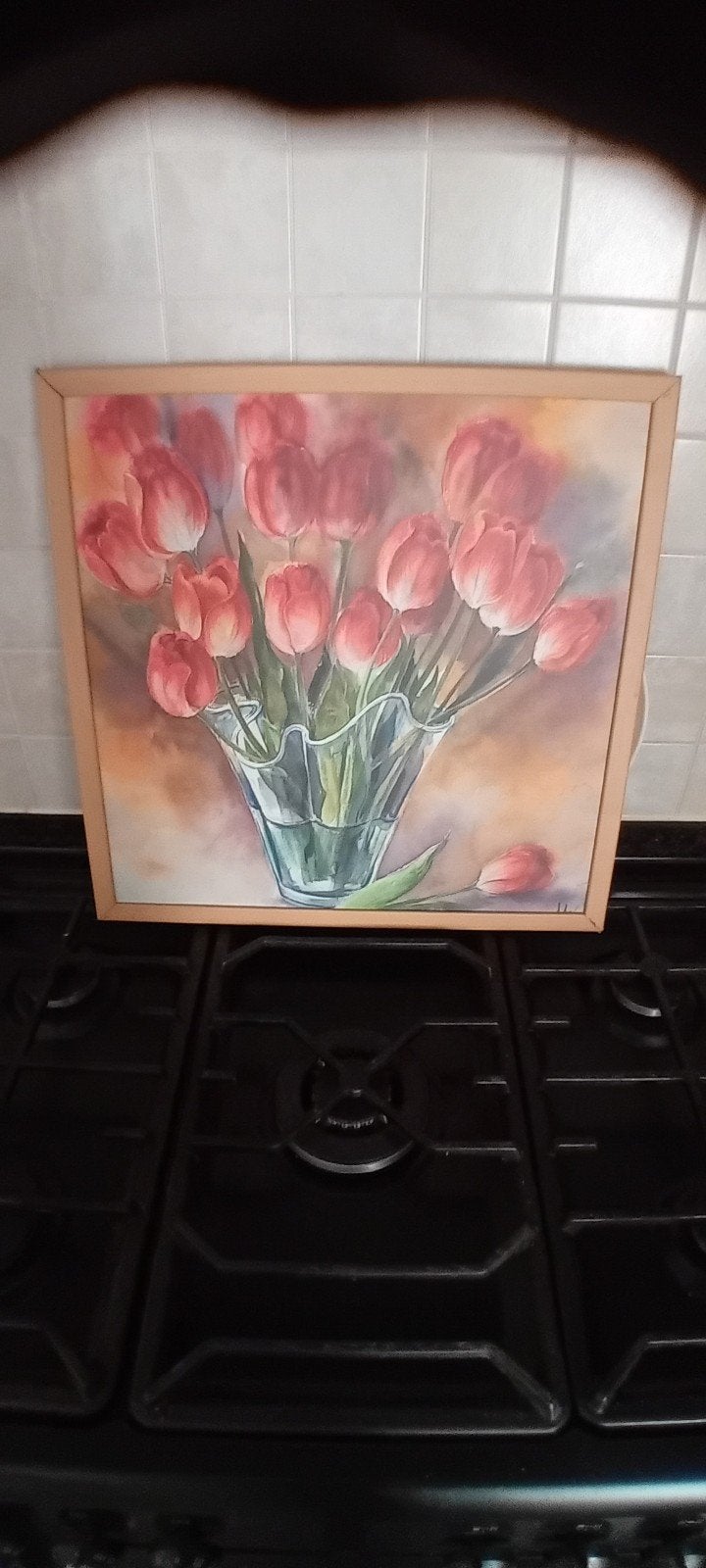 Tulpen in vaas., Ophalen