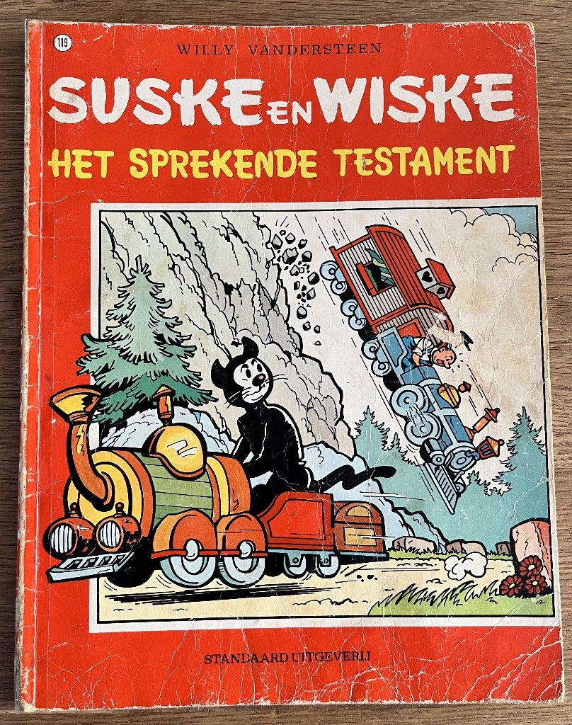 Suske en Wiske - Het sprekende testament -119(1979) Strip, Eén stripboek, Ophalen of Verzenden, Gelezen