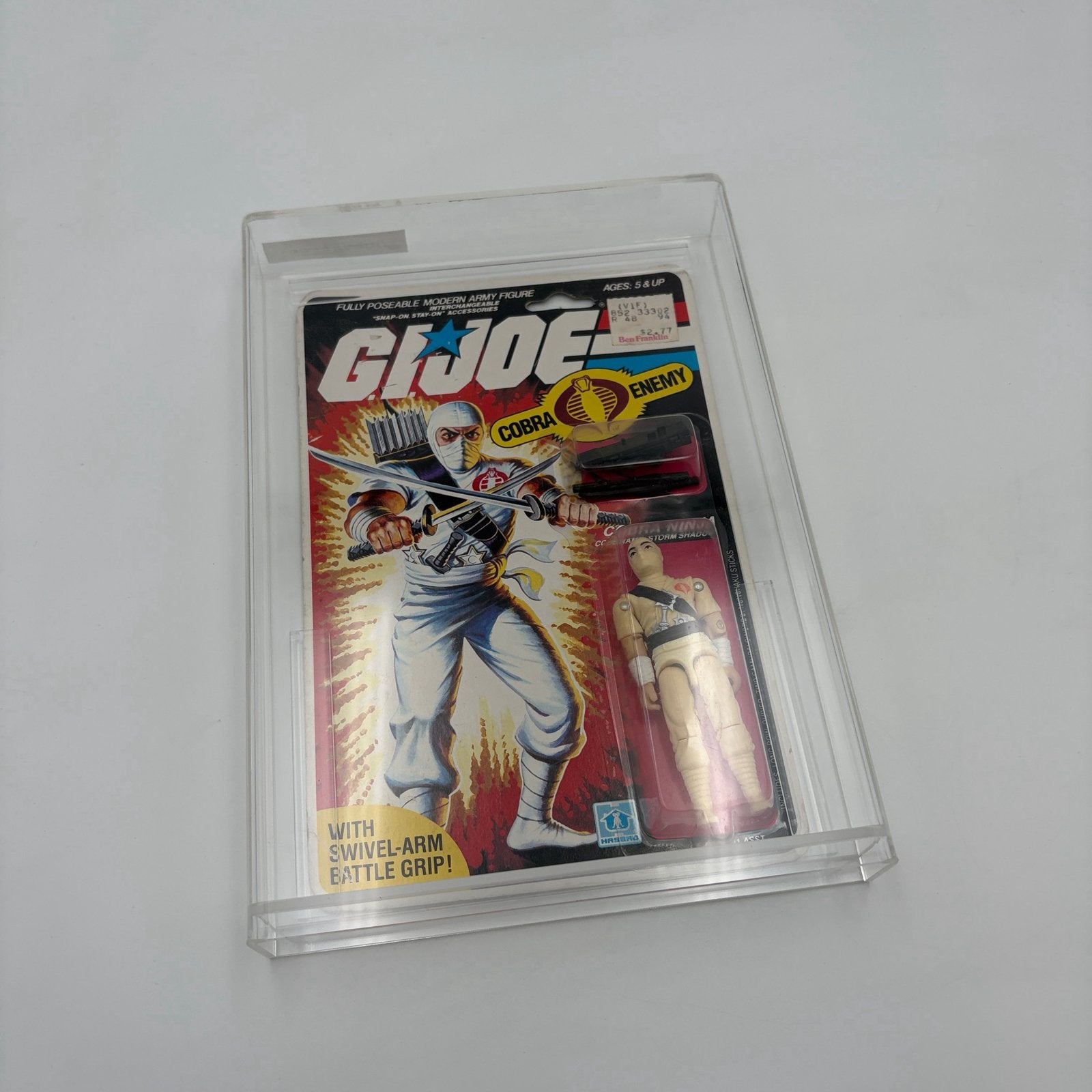 Cobra Ninja Storm Shadow G.I. Joe (Sealed), ., Ophalen of Verzenden, Zo goed als nieuw, Hasbro