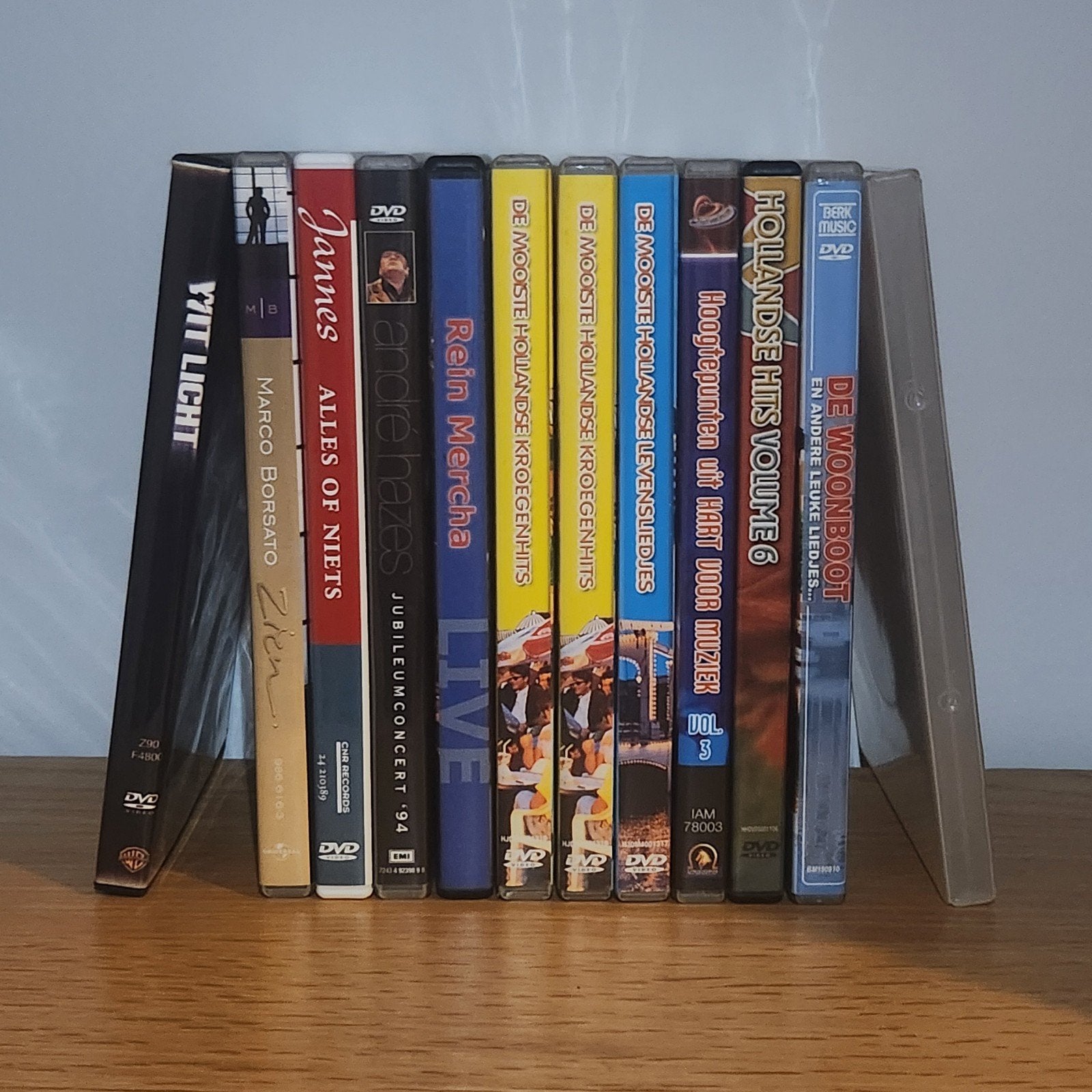 12 Nederlandse Muziek DVD's - Diverse Artiesten, Alle leeftijden, Ophalen of Verzenden, Gebruikt