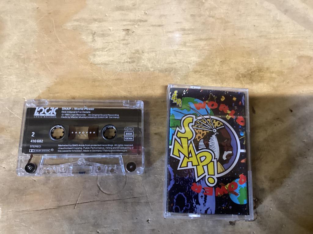 SNAP World Power originele cassette 1990, Ophalen of Verzenden, Zo goed als nieuw, 1 bandje