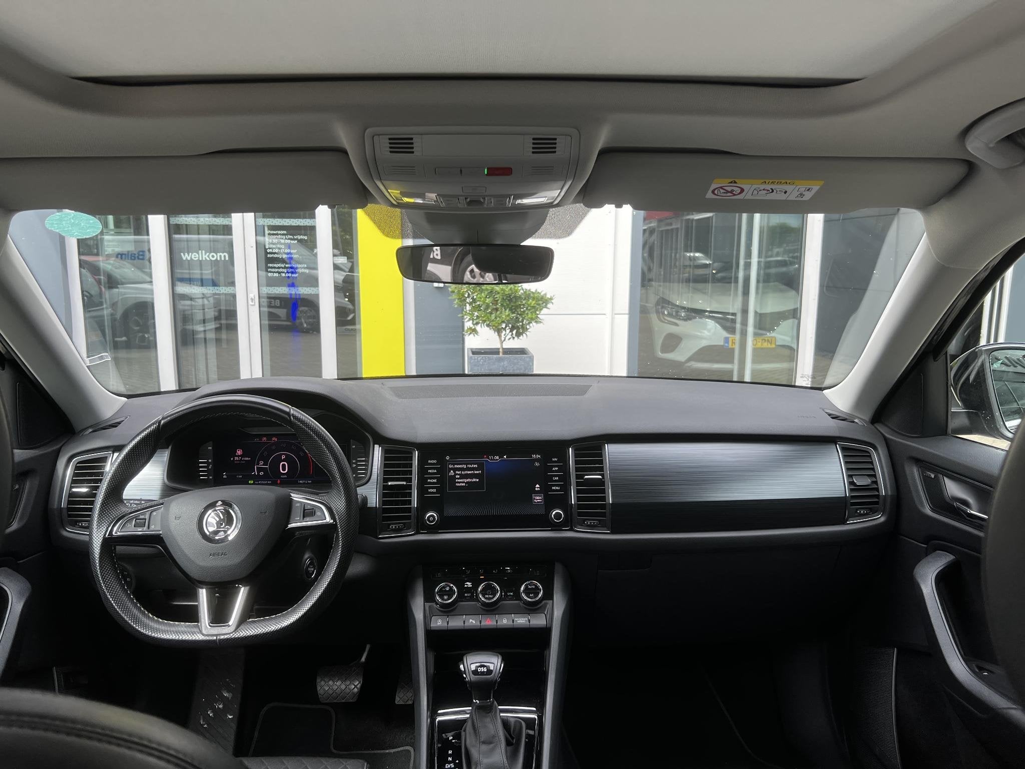 Skoda Kodiaq 1.5 TSI Business Edition | Panoramadak | Trekha, Auto's, 4 cilinders, Zwart, Origineel Nederlands, Bedrijf