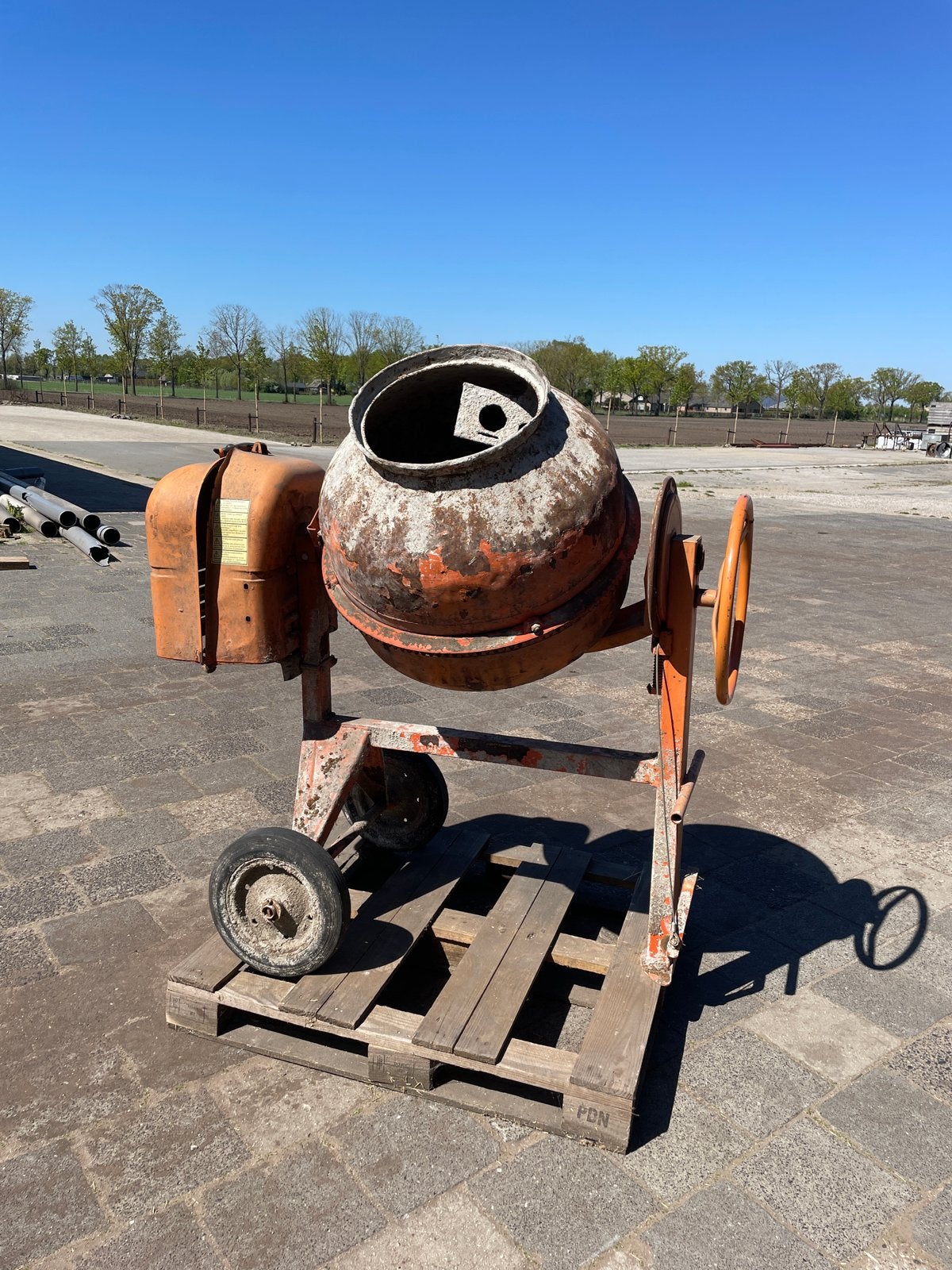 Lescha S 230 Betonmixer - Gebruikt, Doe-het-zelf en Verbouw, Betonmolens, Ophalen, Gebruikt