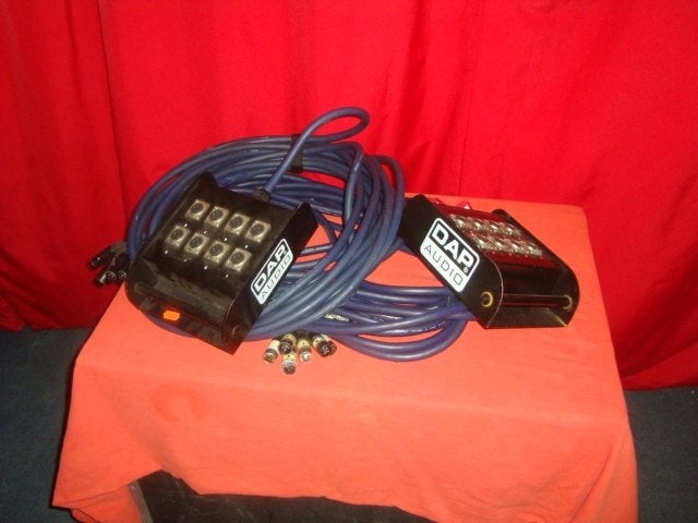 Gebruikt: Dap multi / stage kabel 8 XLR in, 15 meter lang., Mteurope@outlook.com, DAP, MTE, Gebruikt