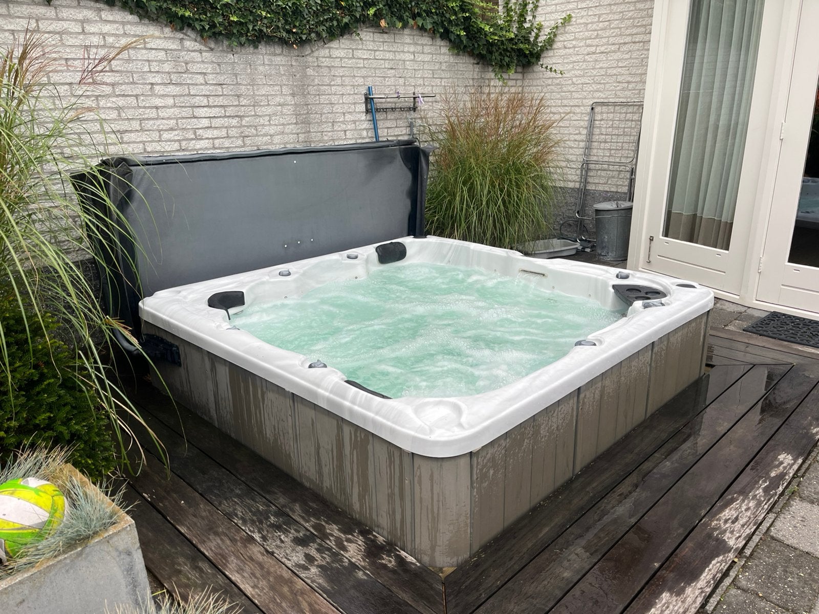 Jacuzzi grand atlantic, Tuin en Terras, Ophalen, Gebruikt, Vast