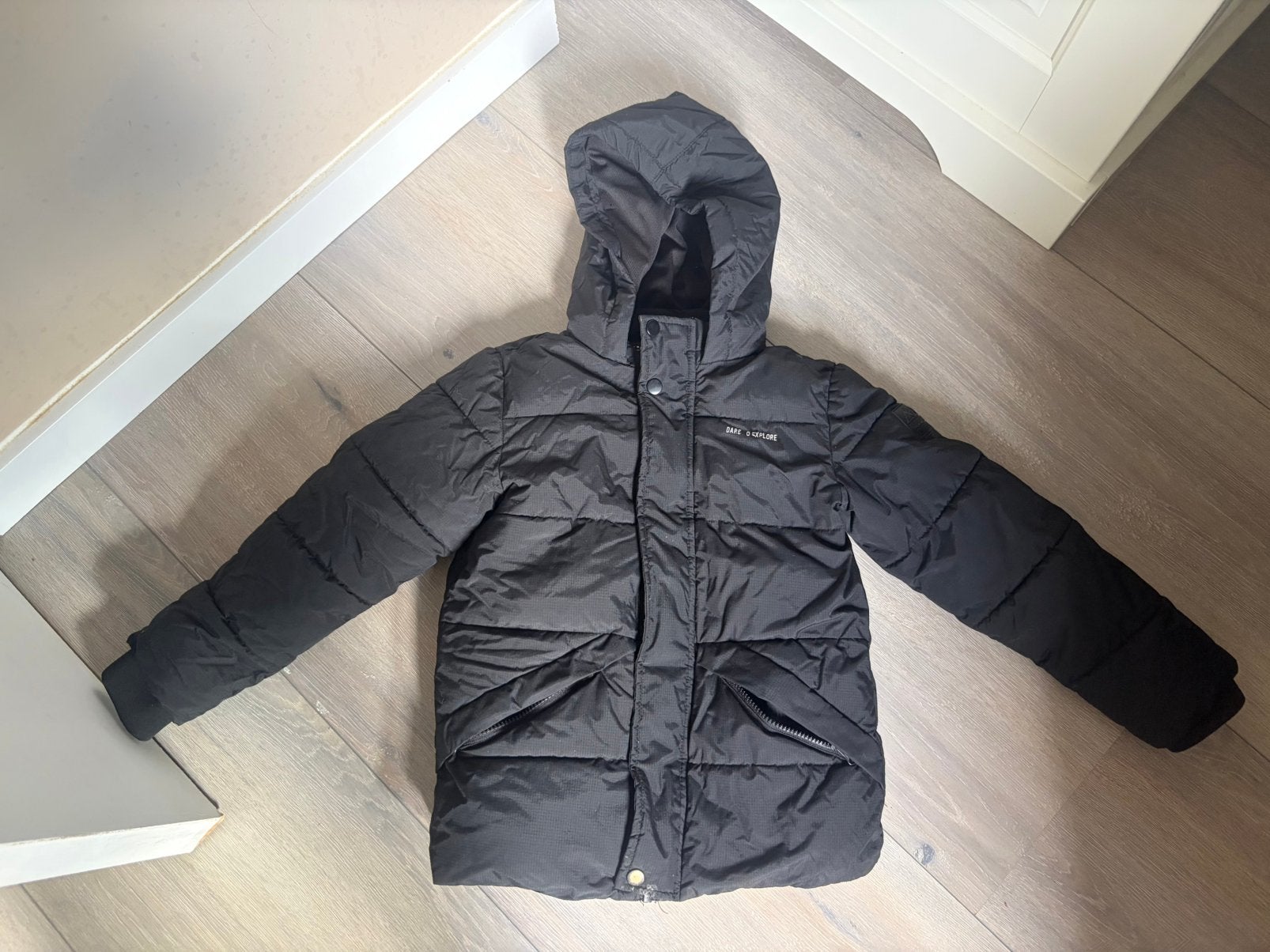 Winterjas, Kinderen en Baby's, Kinderkleding | Maat 122, Ophalen of Verzenden, Zo goed als nieuw, Jongen, Jas
