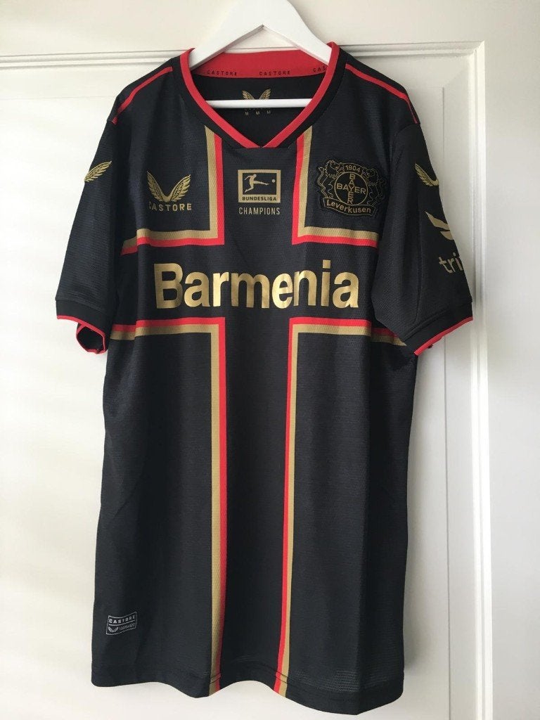#VSM39 Voetbalshirt Bayer Leverkussen te koop!! M, Maat M, Verzenden, Zo goed als nieuw, Shirt
