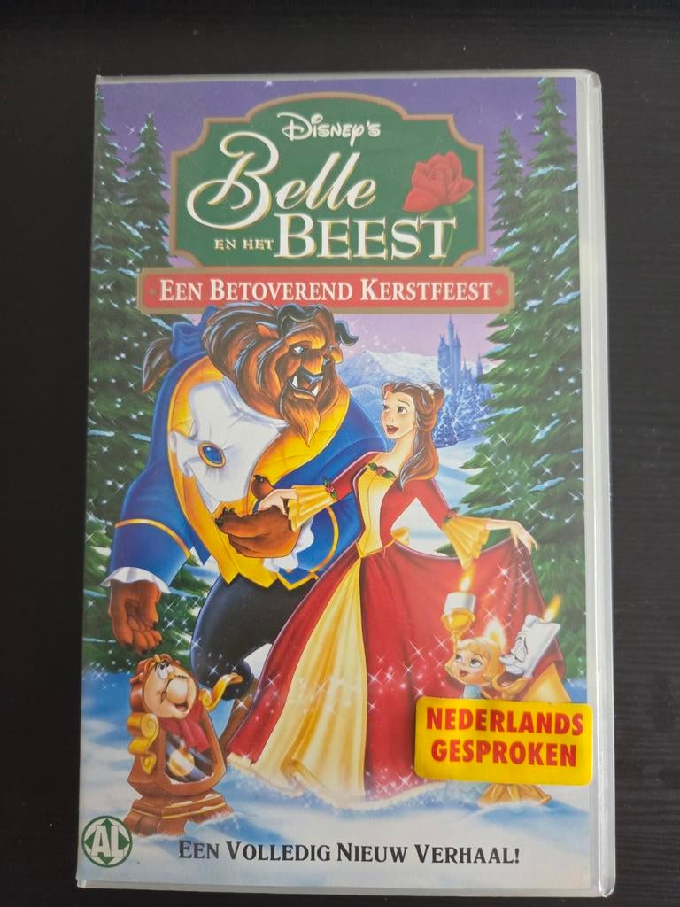 Disney Belle en het Beest: Een Betoverend Kerstfeest VHS, Alle leeftijden, Ophalen, Gebruikt, Overige genres