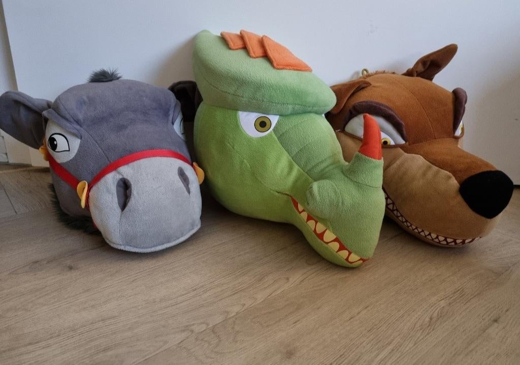 Sprookjesboom grote muur dierenkoppen, Kinderen en Baby's, Speelgoed | Knuffels en Pluche, Ophalen of Verzenden, Zo goed als nieuw
