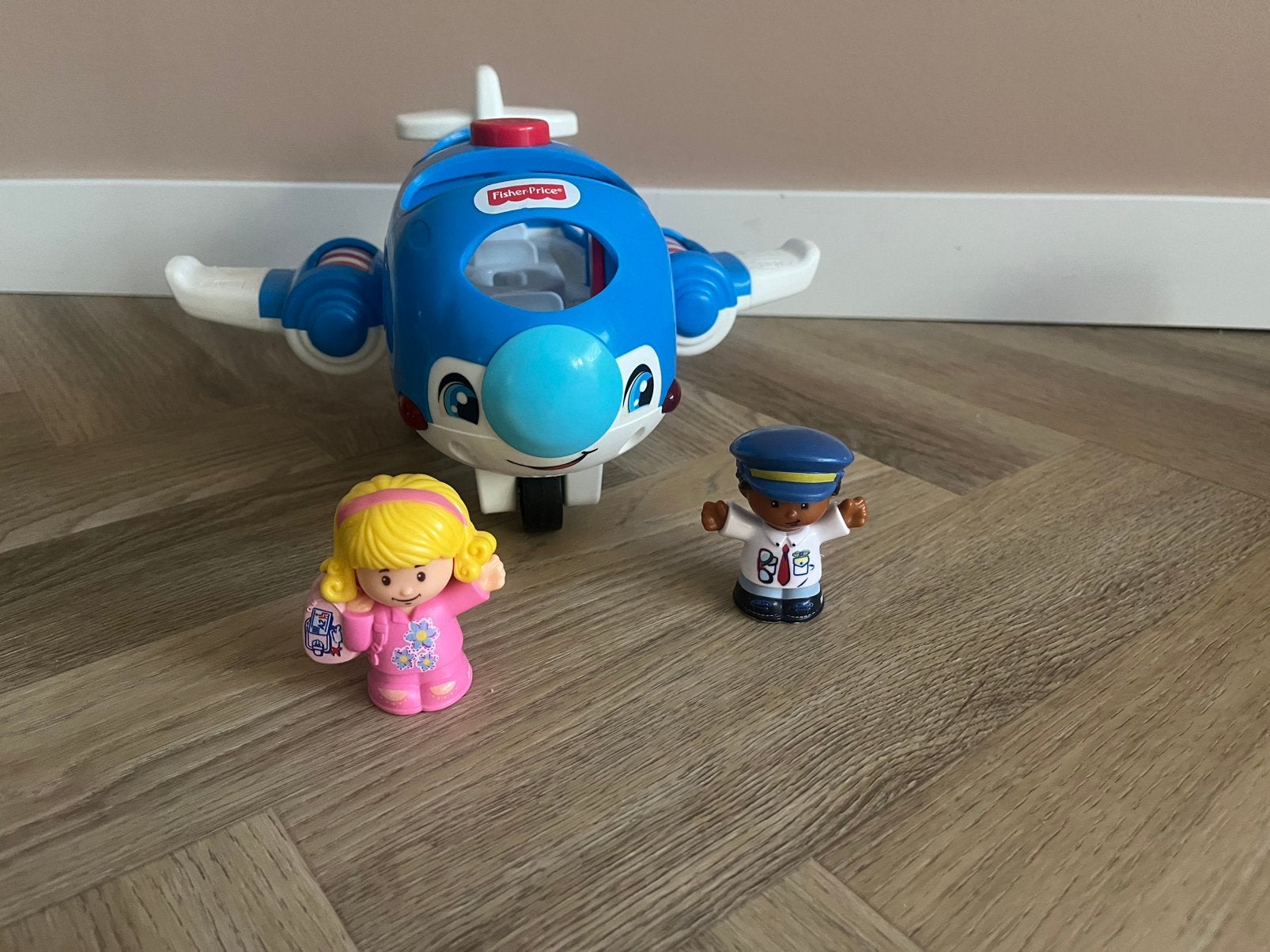 Fisher-Price Little People Vliegtuig met figuren, Ophalen, Gebruikt, Auto of Voertuig