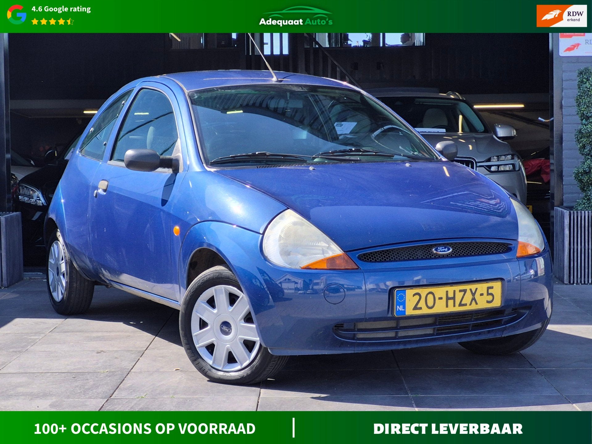 Ford Ka 1.3 Cool & Sound|Airco|El Ramen|NAP|Nieuwe APK, Voorwielaandrijving, 1299 cc, Stof, Gebruikt